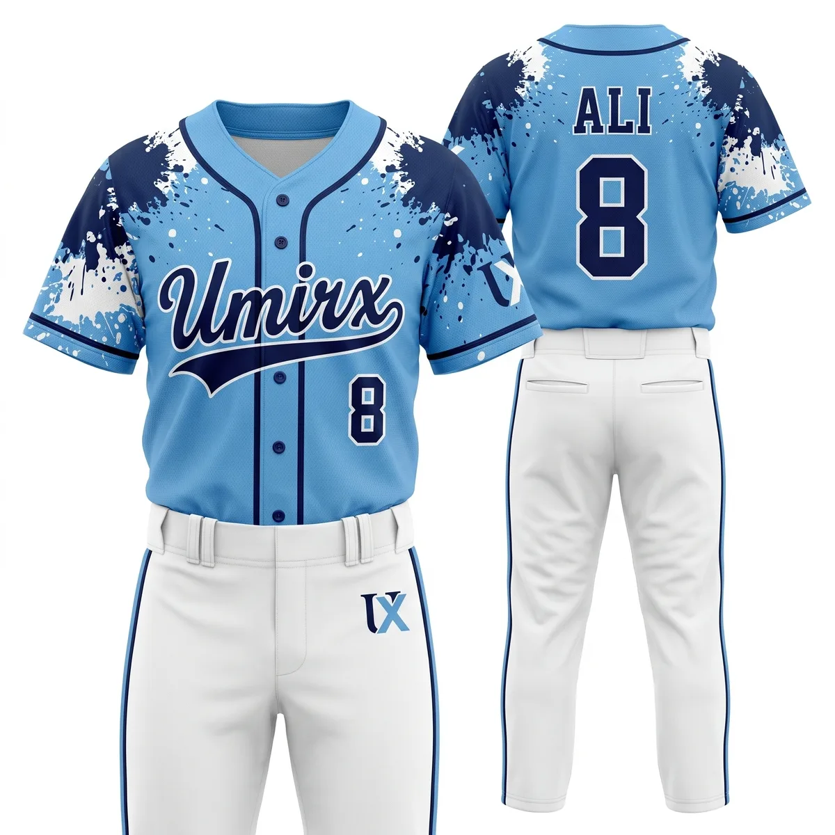 Baseball Uniform Set, Jersey and Pants