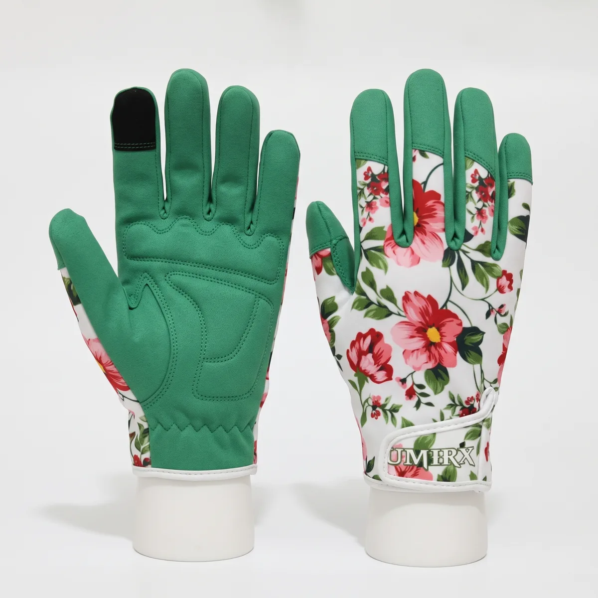 Floral Touchscreen Gardening Gloves
