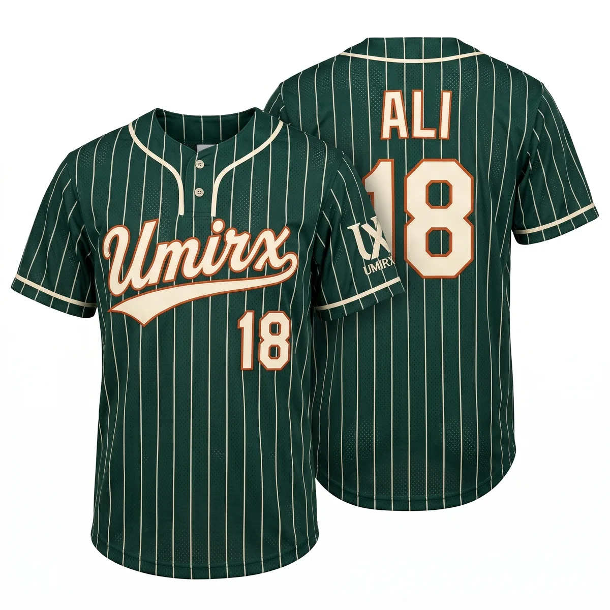 Two-Button Baseball Jersey