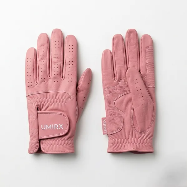 Cabretta leather golf glove, your logo