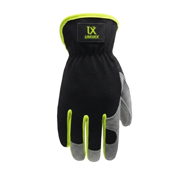 Synthetic leather mechanic gloves
