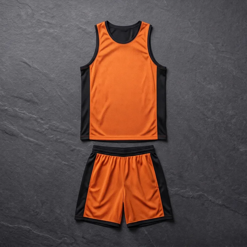 Basketball jersey and shorts